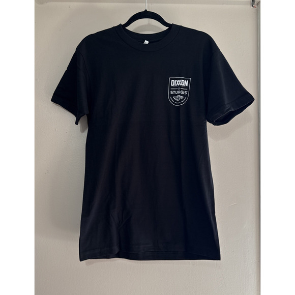 Dixxon Tee Shirt Mens Size Large Black Ride Roar Rally Badge Sturgis New - Picture 2 of 5